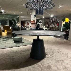 MDF Italia Rock eettafel Cement antraciet 