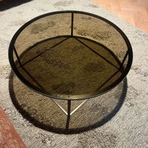 Leolux Prismo salontafel - Glas bronze