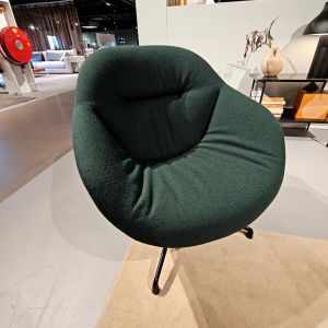 HAY AAL81 soft About a chair fauteuil zwartgroen