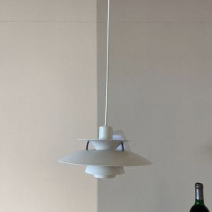 Louis Poulsen PH5 mini hanglamp klassiek wit 