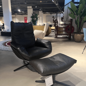 Cor Cordia Lounge Relax Fauteuil + Poef Mokka 