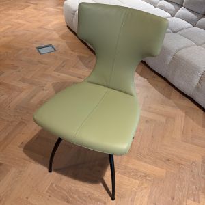 Leolux Callas eetkamerstoelen groen