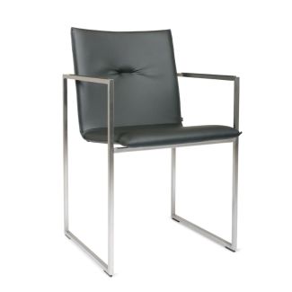 Arco Frame XL stoel leer zwart 