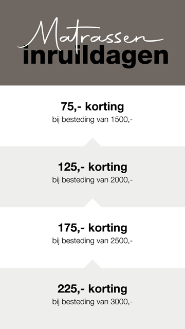 Matrassen inruildagen