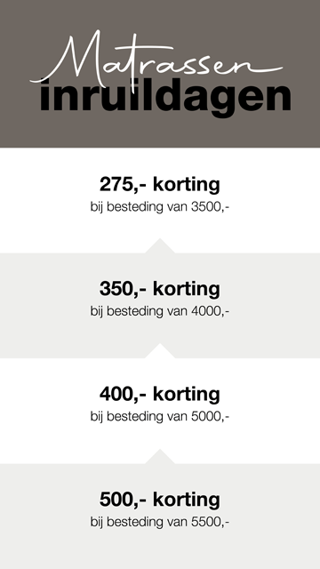 Matrassen inruildagen